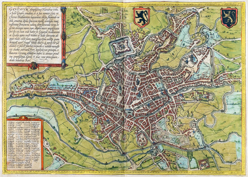 Gent 1580 Braun en Hogenberg